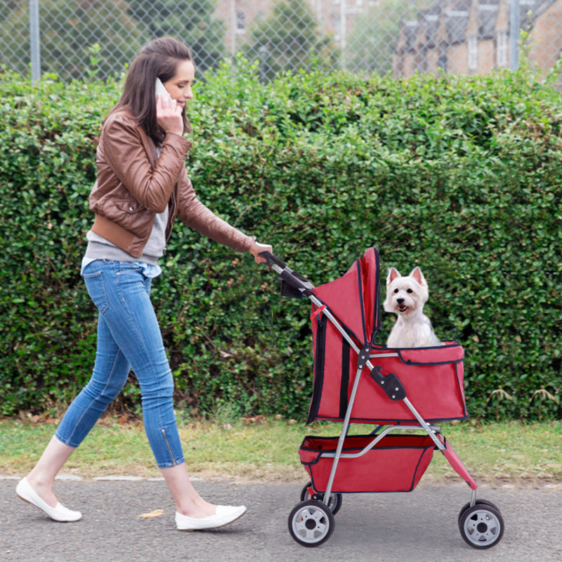 BestPet 3 Wheels Pet Stroller